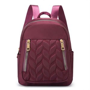 Free Sample 2023 custom logo european cute cheap mini nylon <b>ladies</b> travel waterproof <b>backpack</b> for girls - Product Image 5