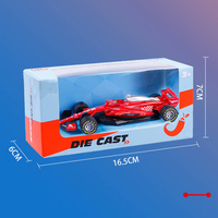 Modèle de voiture de course en alliage moulé sous pression à l'échelle 1:43, jouet de simulation coulissant en métal