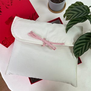 Custom INS Ballet Style Quilted Laptop Tablet Bag Luxury Thick Soft Cotton <b>Envelope</b> Bag for Clothing Cosmetics Packaging - Product Image 6