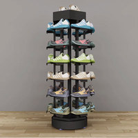 Chaussures de sport décontractées personnalisées pour enfants présentoirs avec îlot en métal moderne support