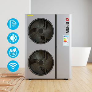Pompe à chaleur EVI OEM 16,8 kW R32 R410A pour chauffage extérieur d'hôtels, refroidissement et eau chaude sans réservoir, pompe à chaleur air-eau - Product Image 1