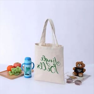 DLBZ Heavy Duty Eco-friendly Washable Portable Customized Canvas Cotton Rope <b>Tote</b> <b>Bag</b> for Promotional Grocery Storage - Product Image 4