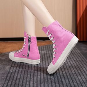 Chaussures de course unisexes style américain, 1 paire, baskets basses tendance en toile pour femmes - Product Image 6