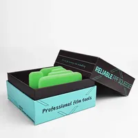 Kit de 5 raclettes PPF en coffret cadeau – Outils professionnels anti-rayures pour film de protection automobile, décapage de vinyle et nettoyage de vitres