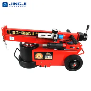 Jingji new 40 80 ton jack hidráulico pneumático para caminhão Trolley Jacks Piso para o levantamento de auto pesado jack pneumático para caminhão