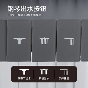 Jboyurn Luxury Concealed <b>Shower</b> Set With Temperature Display For Bathroom - Product Image 3