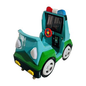 เครื่องสวิงวิดีโอเกม3D ไฟเบอร์กลาสสำหรับเด็กที่มีหน้าจอ LCD ใช้เหรียญภาษาอังกฤษ - Product Image 3