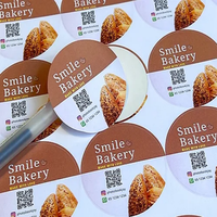 Étiquettes autocollantes personnalisées imperméables pour emballages alimentaires, étiquettes imprimées avec logo, impression d'étiquettes imperméables, étiquettes en rouleau