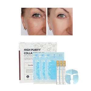 Masque Facial en Film de Collagène Haute Pureté pour le Soin de la Peau du Visage, Front et Joues, Éclaircissant et Réparateur - Vente en Gros Usine - Product Image 1