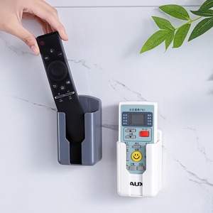 Wall Mounted Remote <b>Control</b> <b>Holder</b> Rectangle No Lid White Gray Black For TV Air Conditioner Storage Box - Product Image 3