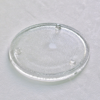 Assiettes de mariage en verre transparent 18cm, vaisselle de Fruits en gros, assiettes de mariage bon marché