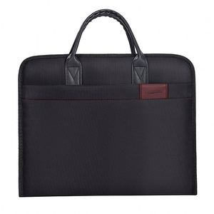 High Quality Unisex PU Leather Laptop Bag 15 Inches Waterproof Durable <b>Briefcase</b> Document Bag Conference Bags for Men Business - Product Image 1