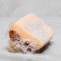 Échantillon gratuit Soins du corps Nourrissant Hydratant Loofah Savon de bain blanchissant au lait d'ânesse