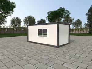 Contenitore portatile moderno su misura per la spedizione Casa montaggio veloce 20ft & 40ft misure in acciaio staccabile Casa Modulares per ufficio - Product Image 6