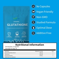 Cápsulas de Glutatión Liposomal de Marca HYT de Etiqueta Privada OEM (90 Cápsulas/Botella) para un Soporte Antioxidante Avanzado y Bienestar Sistemático