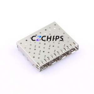 SFP 1658723 1X4H Optical Module Connector Through hole Component (THT) Connector Case (Cage) SFP 4 - Product Image 2