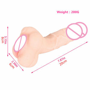 Hot Sale TPE Dual Purpose Dildo Soft Simulation Hohl Doppelkopf Penis <span class=keywords><strong>Vagina</strong></span> Gerät für männliche weibliche Masturbation Sexspielzeug - Product Image 4