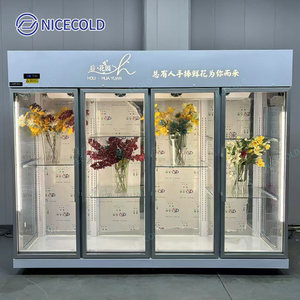 3 cửa Máy làm lạnh hoa tươi trưng bày tủ lạnh hoa tủ lạnh được sử dụng trưng bày cho người bán hoa - Product Image 3