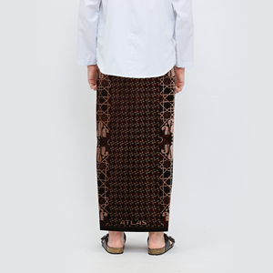 ผ้าซิ่นอาตลาสสำหรับผู้ชาย ลาย BHS ลายยอดนิยม ลายเซราซี ลาย BHS บาติก ผ้าซิ่นอินโดนีเซียสำหรับผู้ชาย เหมาะสำหรับผู้ชายมุสลิม ผ้าซิ่นฟูตะ - Product Image 3