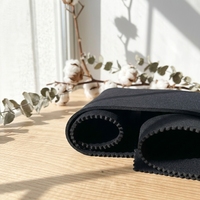 Lámina de Neopreno Personalizada de 3mm-6mm 150D, Ignífuga, Elástica, Resistente al Calor, a Productos Químicos y al Agua, para Exteriores, para Niñas, para Microondas