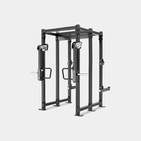 Machine Smith multifonctionnelle INPEK pour la musculation, rack de puissance en métal durable - Utilisation commerciale Argent + Noir Personnalisable