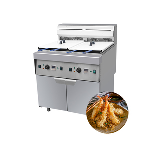 เครื่องทอดไฟฟ้าอัตโนมัติขนาด 30 ลิตร 60 ลิตร สำหรับไก่ โดนัท มันฝรั่ง เค้กกรวย และอาหารอื่นๆ ยอดนิยม ขายดี - Product Image 2