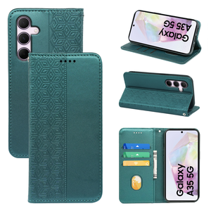 Housse de téléphone rétro magnétique en cuir PU pour <span class=keywords><strong>Samsung</strong></span> Galaxy S25 <span class=keywords><strong>Xcover</strong></span> 7 <span class=keywords><strong>5</strong></span> M55 M14 Flip Folio Strap Girl NFC Purse Case - Product Image 1