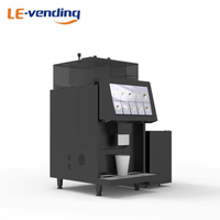 Nouvelle arrivée 2025 Machine à expresso commerciale entièrement automatique Écran tactile Conforme ADA Nettoyage automatique Mode QR Distributeurs automatiques