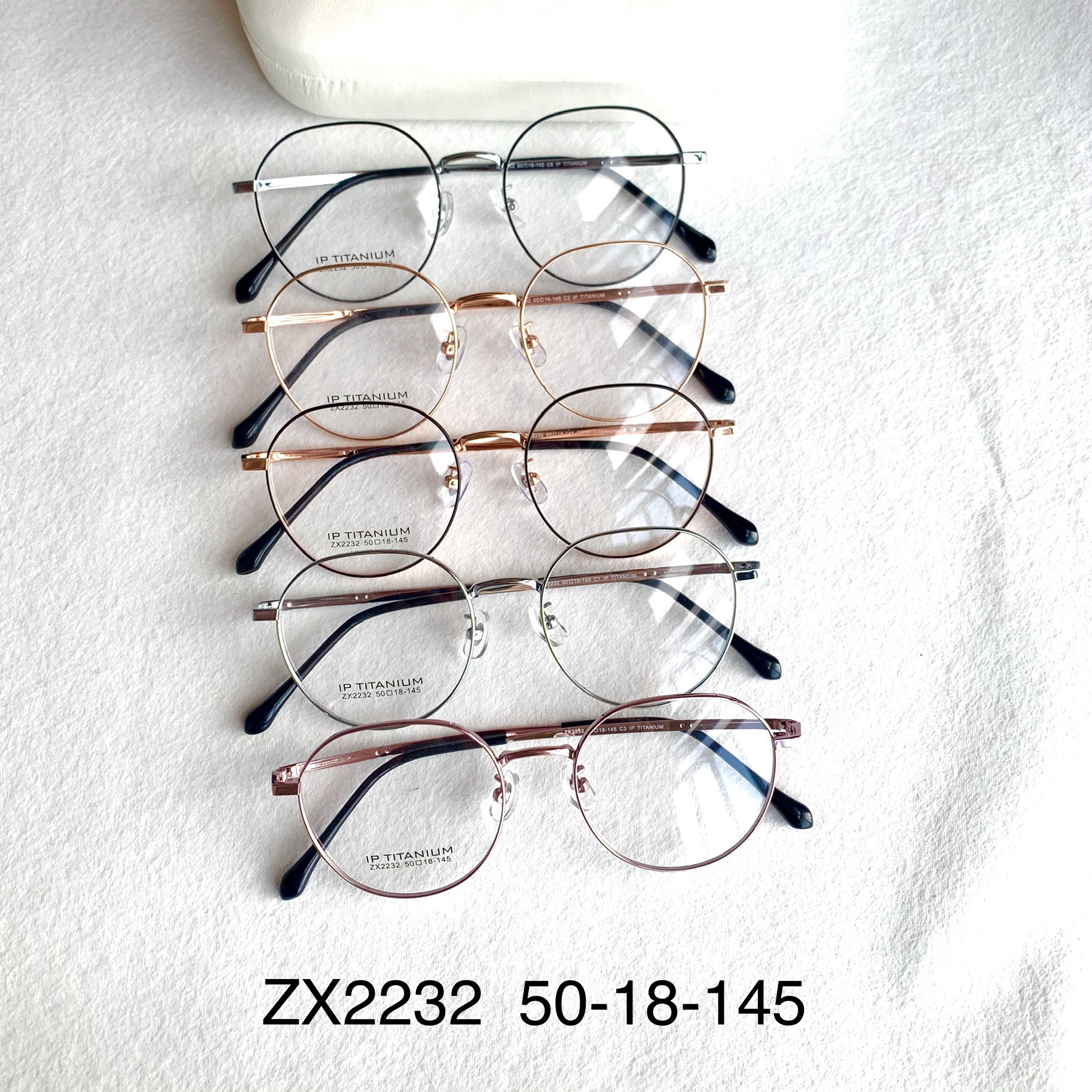 Hot sale ultra light metal eyeglasses frames retro spectacle frames vintage full rim alloy glasses frames