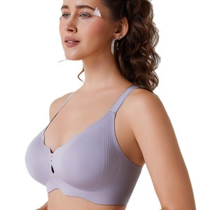 <span class=keywords><strong>Reggiseno</strong></span> <span class=keywords><strong>Senza</strong></span> Cuciture Plus Size, Copertura Totale, Anti-Lift, Supporto Laterale, Schiena a U, per Uso Quotidiano - Product Image 4