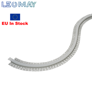 EU trong kho New linh hoạt uốn cong nhôm Led kênh vách thạch cao dẫn dải ánh sáng hồ sơ PC Bìa lõm LED khuếch tán - Product Image 1