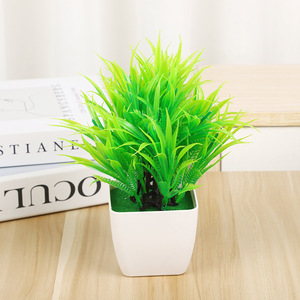 Romantico e bella pianta verde piccolo Bonsai nuovo prodotto sfuso squisito simulato pianta artificiale decorazione per la casa sfondo - Product Image 5