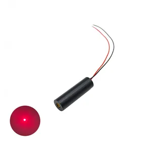 Hot Selling Compact D12mm 650nm 50mw Industrial Grade 3V 5V 12V 24V Glass Lens CW Circuit Mode Red Dot Laser Diode Module