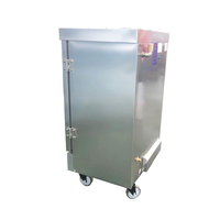 Armoire à vapeur électrique multifonctionnelle en acier inoxydable, minuterie de réglage de la température, pour le riz, le blé, la viande et le poisson
