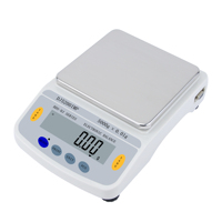 Balance électronique de précision à grande capacité avec batterie intégrée, pour café, bijoux, outils, fournitures chimiques