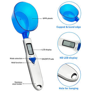 J&R Edelstahl Elektronische Küchen-Messlöffelwaage Drei Löffel 500g 0,1g Gewicht für ML Öl und Pulver - Product Image 2