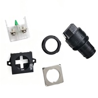 Nouveau en stock KACON K30-27-RF Bouton poussoir rond plat éclairé 220VAC Expédition rapide
