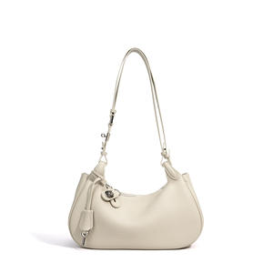 Bolso Bandolera de Moda para Mujer, de Cuero Vacuno Genuino, con Correa Única y Cierre de Cremallera, para Todas las Temporadas, Venta al Por Mayor - Product Image 1