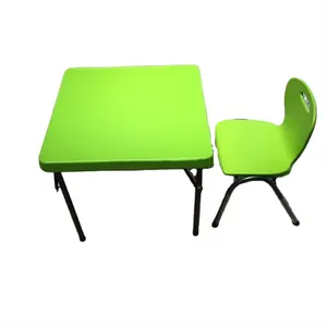 カスタマイズされたピンクの学習アクティビティ学習子供用peテーブル椅子付き子供用学習セット