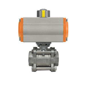 SONGO 2 12V 24V <span class=keywords><strong>3</strong></span> piezas de acero inoxidable 304 neumático de Control de flujo de agua de válvula de bola - Product Image 1