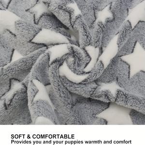 Vente en gros de nouvelle couverture super douce pour animaux de compagnie, tapis fin imprimé de patte de chien, couverture confortable pour chiot, tapis de couchage pour salon et chambre à coucher - Product Image 4