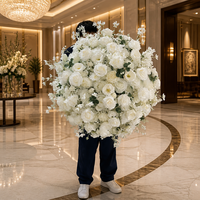 Offre Spéciale : Grand Arrangement Floral Artificiel Dusk Charm (50cm, 60cm, 70cm, 80cm) pour Centre de Table de Mariage