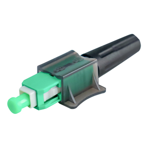 Conector Rápido de <span class=keywords><strong>Fibra</strong></span> Óptica SC APC Pre-Pulido Azul Verde Tipo Empotrado para Montaje FTTH - Product Image 6