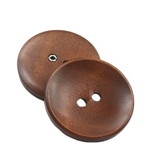 Bán Buôn Nút Tròn Nút Đôi Lỗ Bát Hình Dạng Nút 2 Lỗ Bằng Gỗ Cho Quần Áo Thủ Công - Product Image 4