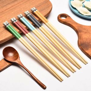 Eco-Friendly Bamboo Panda <b>Chopsticks</b> Set, Colorful Printed <b>Reusable</b> Tableware for Home Dining, Custom Logo Promotional Gift - Product Image 2