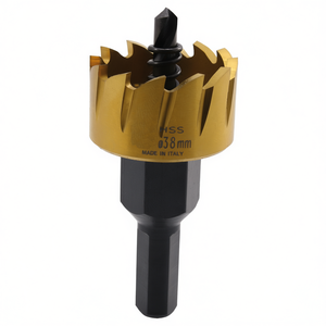 Lame de scie cloche HSS 38 mm revêtue de titane pour perçage du bois et du métal - Product Image 2
