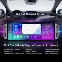 Vente en gros de lecteurs multimédias de voiture universels Android KZS double DIN 12,3 pouces avec navigation GPS, amplificateur DSP, écran OLED portable pour