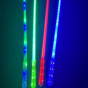 ดาบไฟ LED 12 ดวง ด้ามจับใส ไฟกระพริบ ดาบยาว ของเล่นเด็ก อุปกรณ์ประกอบปาร์ตี้ ดาบไฟฮาโลวีน คอสเพลย์ - Product Image 6