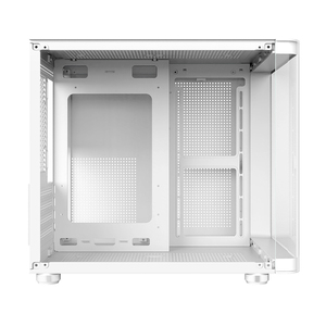 Boîtier <span class=keywords><strong>PC</strong></span> MATX direct usine avec panneau frontal en acrylique incurvé, vue complète, <span class=keywords><strong>tour</strong></span> moyenne, prend en charge le refroidisseur liquide 240 mm, économique - Product Image 5