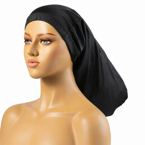 Vente en gros de bonnets Spandex à cheveux longs Casquette Dread Locs pour hommes Chaussette à tube élastique large Casquette Dreadlock pour femmes qui dorment - Product Image 2